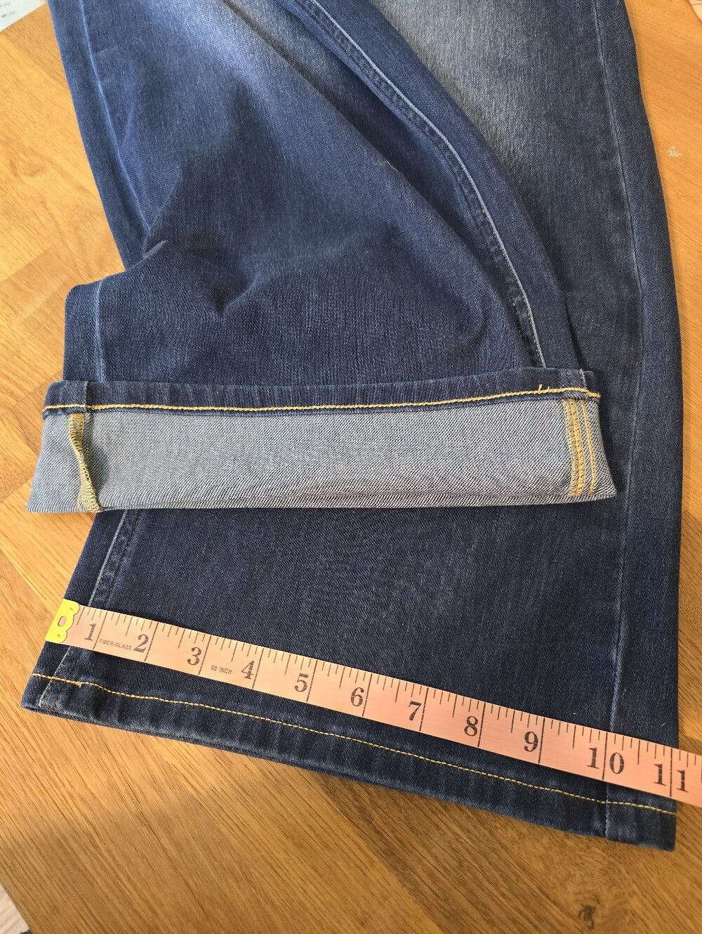 Halara Flex Asymmetric Low Rise Baggy Wide Leg Washed Casual Jean S (4-6) - Picture 12 of 12